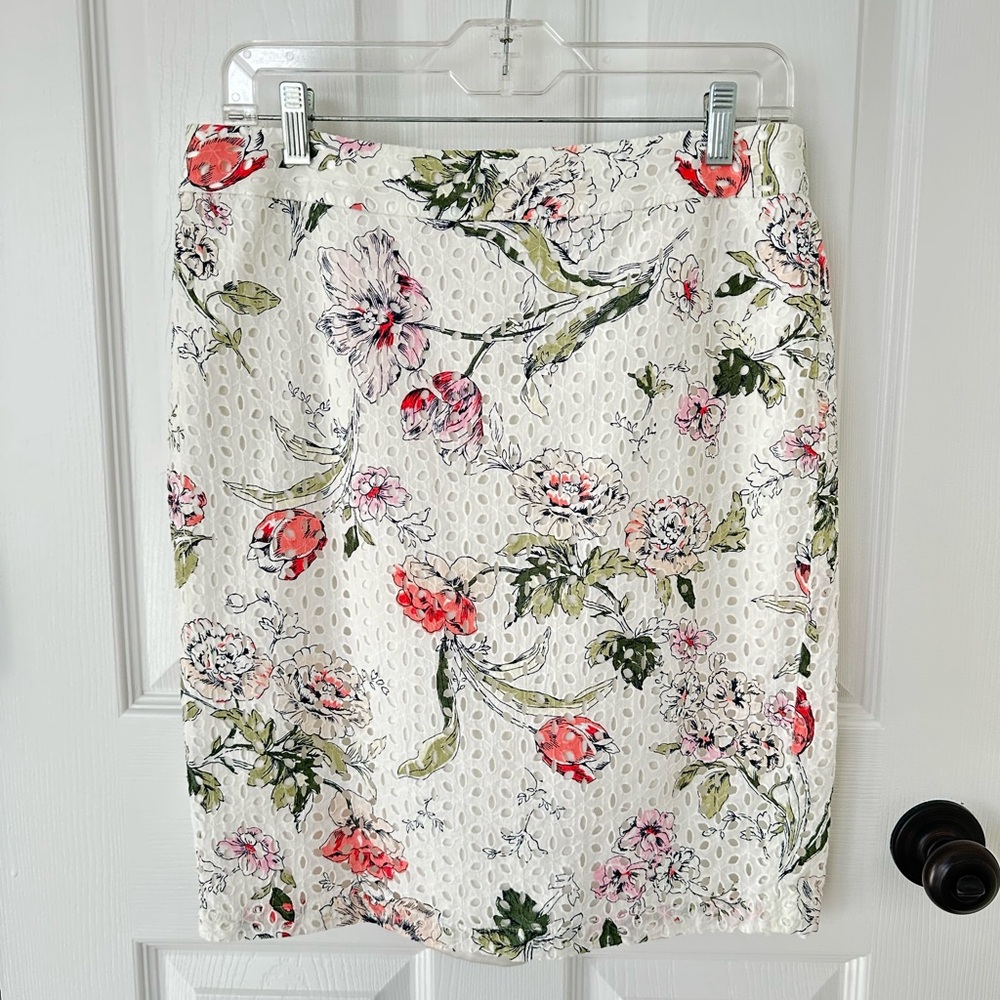 Ann Taylor Floral Skirt